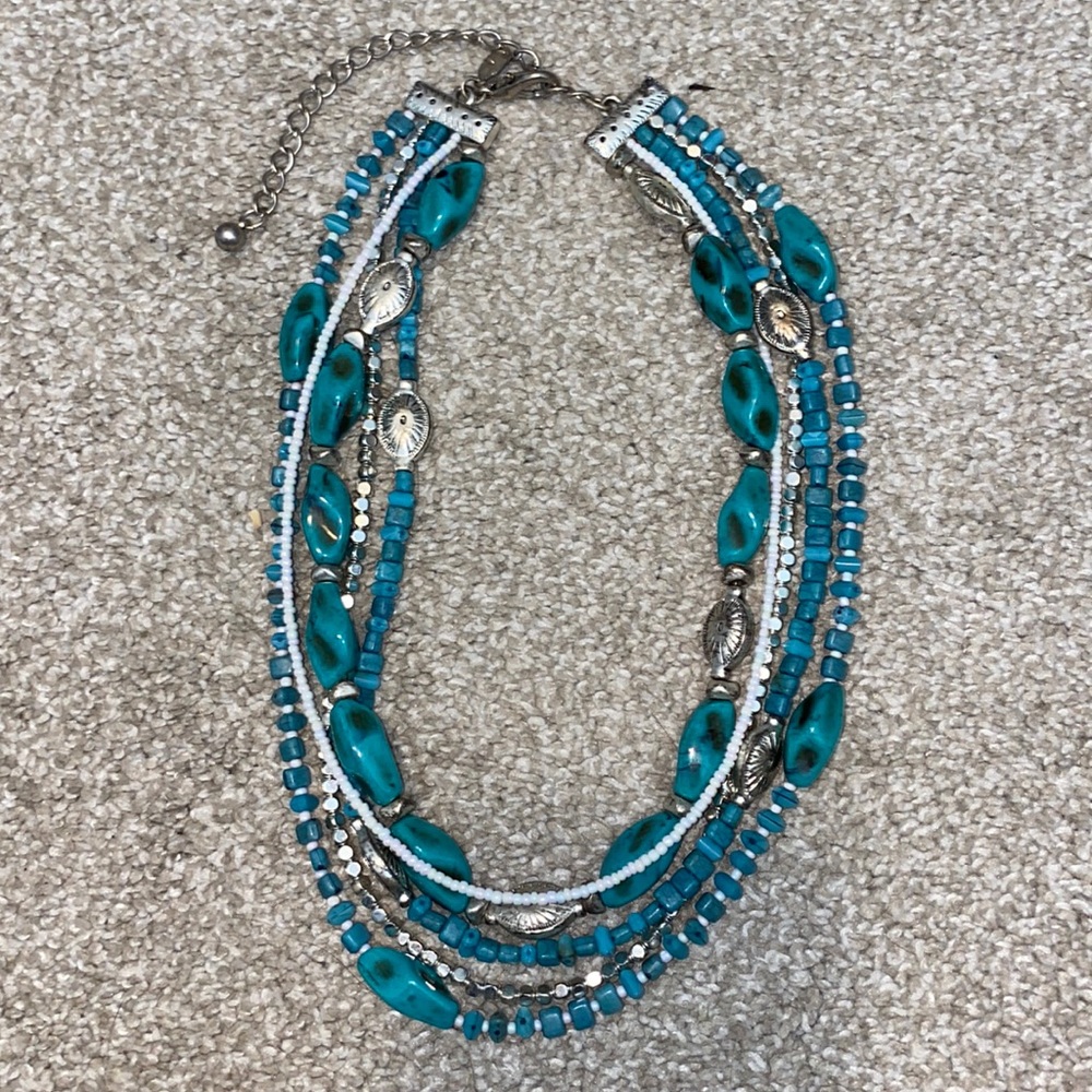 Chico’s Blue & White Necklace